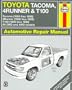 Toyota Tacoma, 4Runner & T100 Automotive Repair Manual: Models Covered 2Wd and 4Wd Toyota Tacoma (1995 Thru 1998), 4Runner (1996 Thru 1998) and T100 ... (Haynes Automotive Repair Manual Series)