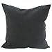 Deconovo Decorative Pillows Case Sofa Pillow Cases 18 x 18 Inch Grey Throw Toss Pillow Covers for Office Dark Grey