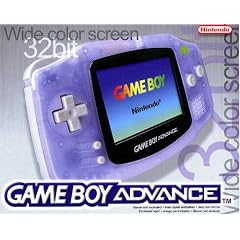 Game Boy Advance Konsole Clear Blue