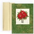 Bouquet of Poinsettias Christmas Cards -