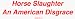 Horse Slaughter An American Disgrace Large Bumper Sticker
