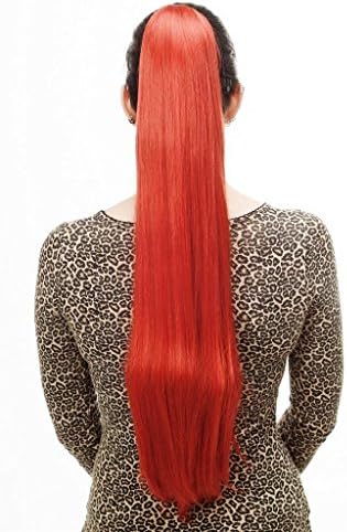 HI GIRL New Fashion Synthesis Women Straight Cosplay Party Surper Long Hairpiece ponytail costume Wig Wigs #23