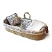Tadpoles Toile Moses Basket 4-pc. Set - Black/White