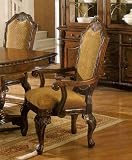 Two Saint Charles Collection Solid Wood Arm Chairs
