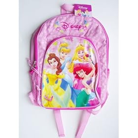 Disney Princess Backpack - Full Size Pink