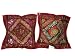 Designer Cushion Covers Marron Sari Toss Pillow Shams