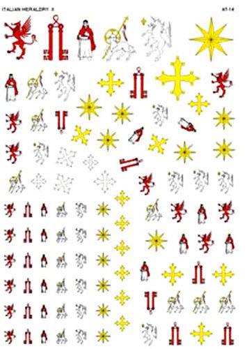 Cover image : アンドレアミニチュアズ AT-014 Italian Heraldry Transfers II