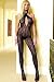 Swirl Lace Criss Cross Body Stocking, One Size 8 to 14