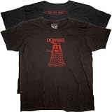 Red Linear Dalek Exterminate Dr. Doctor Who Adult T-Shirt