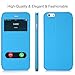 AVAWO for iPhone 6 6S PLUS Case, Creative Smart Window View Touch Front Flip Cover Ultra Thin Folio Case for iPhone 6 6S PLUS 5.5