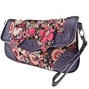 Irregular Choice Floral Clutch - Unknown - Purple - Fabric