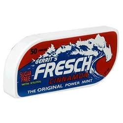 Gerrit's Fresch Extreme Power Mints, Cinnamon, 12-Count Packs