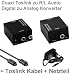 Produkt-Bild: Audio Konverter Wandler Digital (Toslink und Koaxial) zu Analog (Cinch) - Digital zu Analog Audiowandler