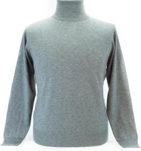 Baldissiri BD IU 1805 GS Dark Grey Polo neck Cashmere/Silk Sweater
