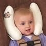 Kiddopotamus Cradler Adjustable Head Support for Newborns to Toddlers, Ivory Teddy Bears