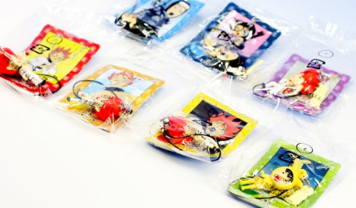 ピューと吹く！ジャガーマスコット 笛型プレート付きマスコット フィギュア 食玩 カバヤ（全７種セット）