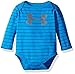 Under Armour Baby Boys' Big logo stripe bodysuit