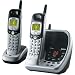 Uniden DXAI5588-2 5.8 GHz Analog Cordless Phone with Dual Handsets (Silver and Black)