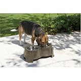 Savic Ergo Raised Dog Bowl Double Diner 28cm