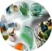 Marbles Round Mousepad, mouse pad [Office Product]