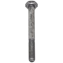 Grade 5 Plain Steel Hex Cap Screw, 1/4" - 20, 2-1/2 inches Length, Partially Threaded, (Pack of 100)