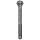 Grade 5 Plain Steel Hex Cap Screw, 1/4" - 20, 2-1/2 inches Length, Partially Threaded, (Pack of 100)