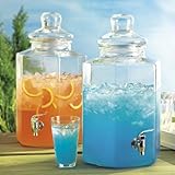 Del Sol Hexagonal Cold Beverage Dispenser Jug With Spigot 2.5 Gallon