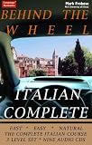 Italian: Complete Behind The Wheel / 3 Level Course / 9 Multi-Track CDs