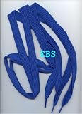 shoe laces shoelaces shoe lace shoelace retro thick color fat 1 inch wide shoelace, 8 - royal blue