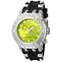 Invicta Men's 6211 Reserve Collection GMT Stainless Steel Black Rubber Watch