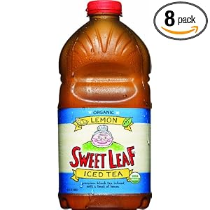 Sweet Leaf Tea, Lemon Iced Tea, 64-Ounce Bottles (Pack of 8)