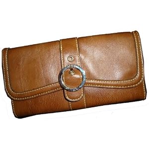 Liz and Co. Checkbook Wallet Silver Spring Rpln Available in Several Colors