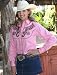 Saddle & Rhinestones Shirt Pink Medium