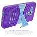 Alcatel OneTouch Fierce XL Case, INNOVAA Turbulent Armor Case (Not Compatible with Alcatel Fierce) W/ Free Screen Protector & Touch Screen Stylus Pen - Teal/Black