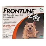 Frontline Plus For Dogs Flea & Tick Control Up to 22 lbs - 6pk