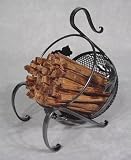 MAPLE LEAF Fatwood Fireplace Hearth Woodstove Kindling Caddy