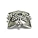 2 pcs .925 Sterling Silver Flower Bead Cap 16mm/Findings/Antiqued
