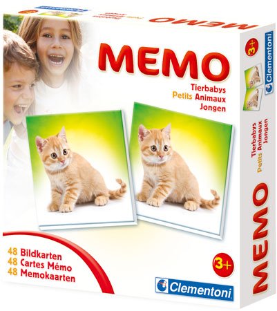 Clementoni 12850.1 - Tierbabys - Memo kompakt Preisvergleich