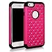 iPhone 6 4.7 Case, SGM Hybrid Gel Rhinestone Bling Armor Defender Case for Apple iPhone 6 (4.7