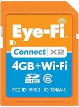 Eye-Fi Connect X2 4 GB Class 6 SDHC Wireless Flash Memory Card EYE-FI-4CN