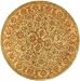 Safavieh Heritage HG811A Green 8' Round Handmade Wool Area Rug