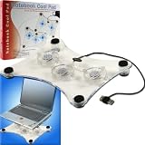 Laptop Buddy Notebook USB Cooling Pad with 3 Fans & 6 LEDs