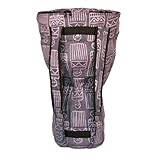 Purple Motif Djembe Bag, L: 20 x 10