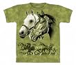 The Mountain Perfect Balance Horse Pony Short Sleeve Adult Tee T-shirt