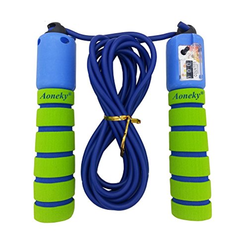 Aoneky Adjustable Kids Jump Rope with Counter and Comfortable Handles Aoneky Adjustable Kids Jump Rope with Counter and Comfortable Handles