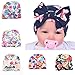 Sunward(TM) Newborn Hospital Hat With Leopard Flower (15*15cm, Pink)