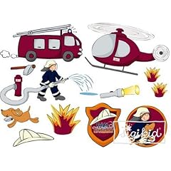 Sigikid 23618 - Frido Firefighter Wallsticker