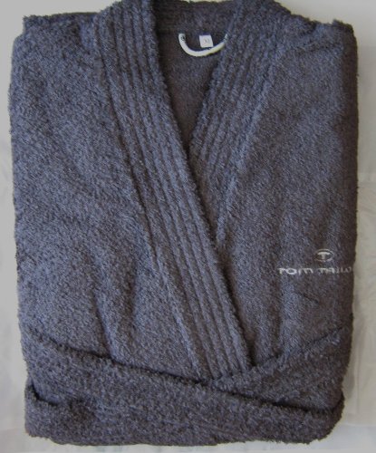 Tom Tailor 100300/902/705 \"Kimono\" Bademantel, Gr. XXL, dunkel grau Preisvergleich