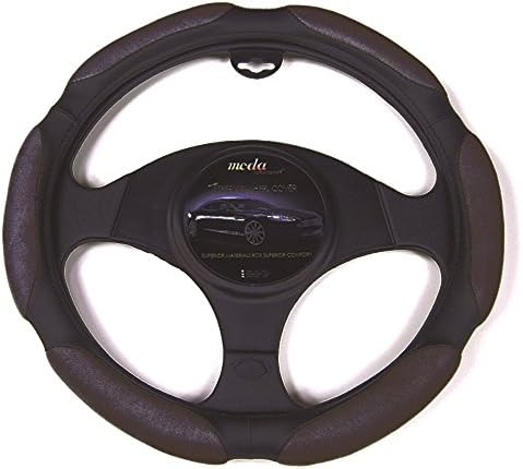 Moda Motorsports 9001 Black Small Steering Wheel Cover (Ergo Comfort)