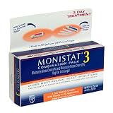 Monistat 3 Vaginal Antifungal Combination Pack With Ready-To-Fill Applicators Plus External Cream 1 pack